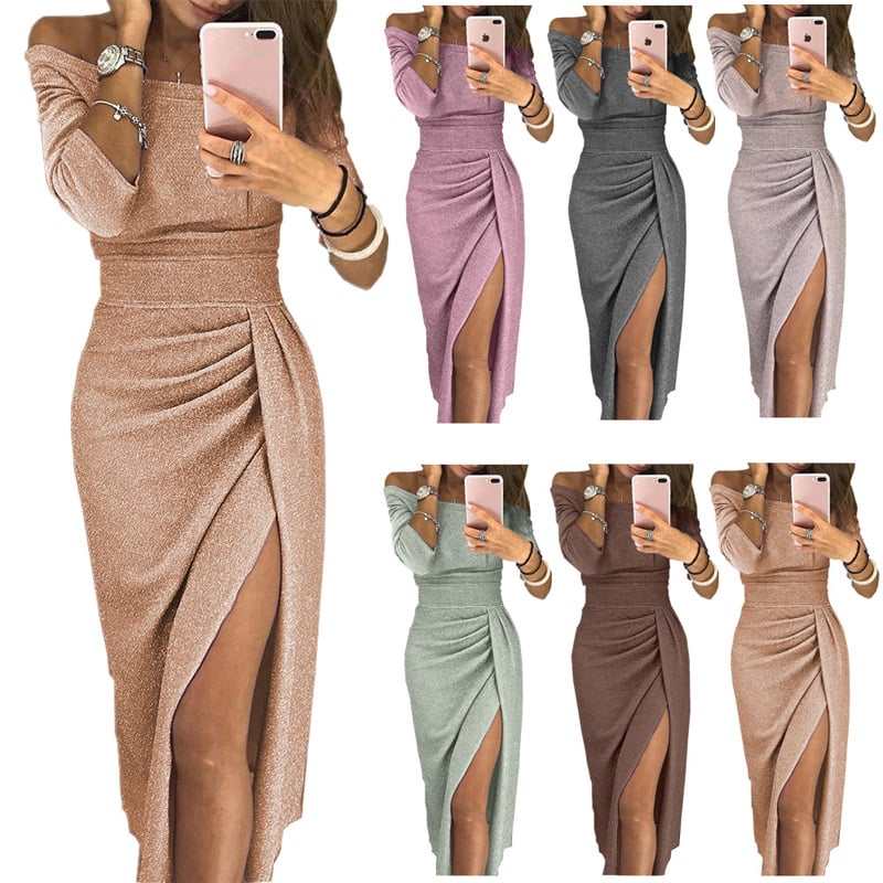 Women's Bodycon Dress Long Sleeve for Party
