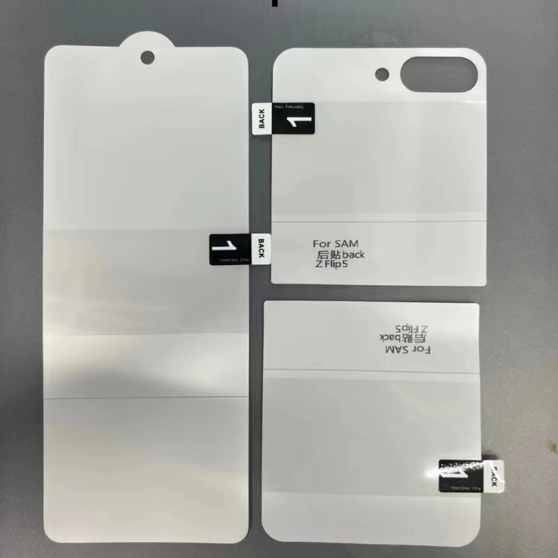 Samsung Galaxy Z Flip 7 6 5 4 3 5G Front and Back Soft Hydrogel 3-in-1 Protective Film For Full Protection Of Samsung Z Flip 6