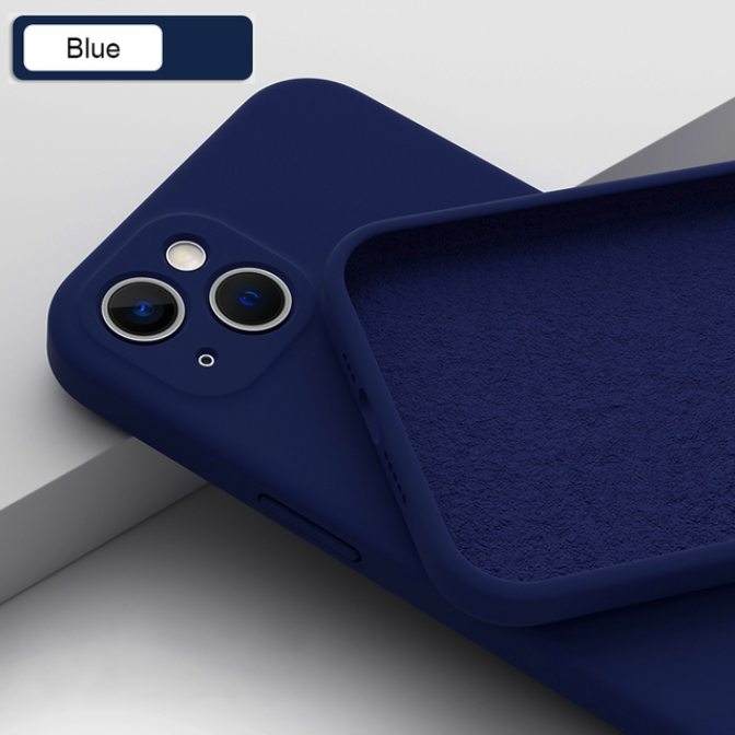 1PC NEW Square Liquid Silicone Phone Case For iPhone 11 12 13 14 15 Pro Max X XS Max XR 14Pro 15Plus Full Protection Cover
