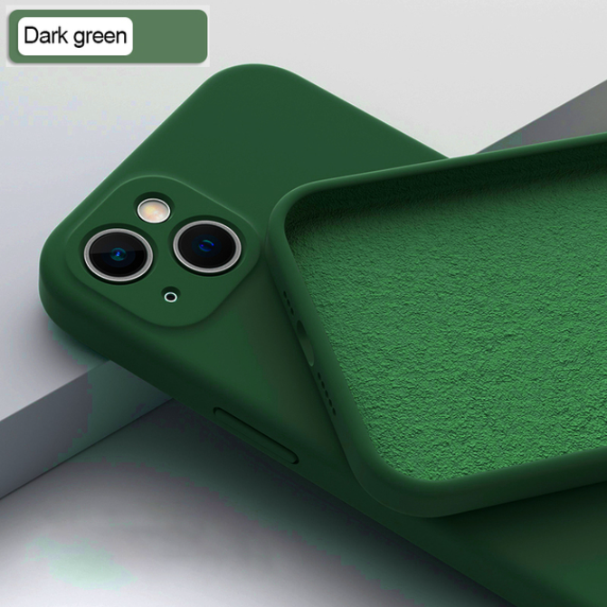 1PC NEW Square Liquid Silicone Phone Case For iPhone 11 12 13 14 15 Pro Max X XS Max XR 14Pro 15Plus Full Protection Cover
