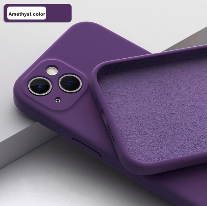 1PC NEW Square Liquid Silicone Phone Case For iPhone 11 12 13 14 15 Pro Max X XS Max XR 14Pro 15Plus Full Protection Cover