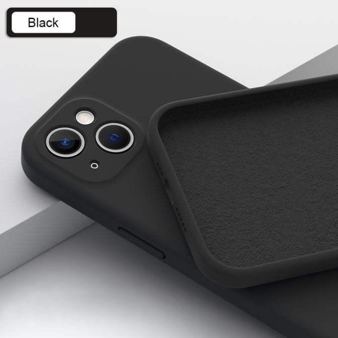 1PC NEW Square Liquid Silicone Phone Case For iPhone 11 12 13 14 15 Pro Max X XS Max XR 14Pro 15Plus Full Protection Cover