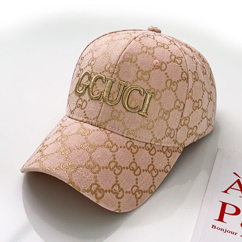 Gucci hat women's and men's Korean fashion summer versatile baseball cap fashion student net red sunscreen face protection hat