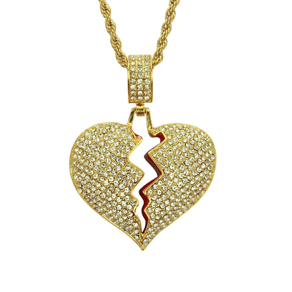 hiphop street handmade diamond pendant hiphop necklace for men and women personality jewelry