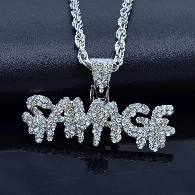 hiphop street handmade diamond pendant hiphop necklace for men and women personality jewelry