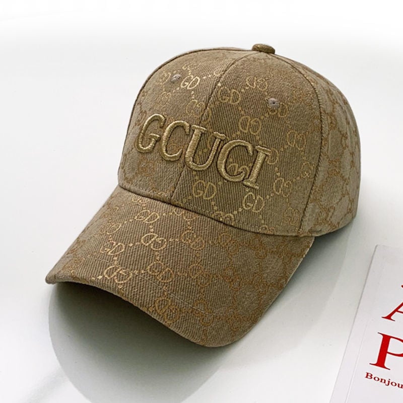 Gucci hat women's and men's Korean fashion summer versatile baseball cap fashion student net red sunscreen face protection hat