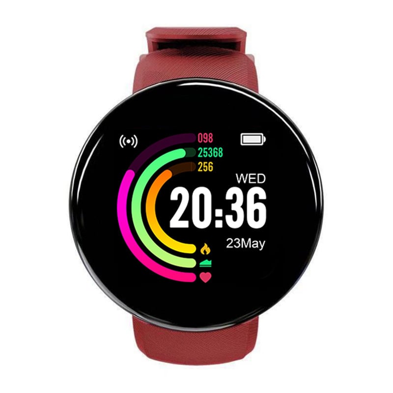 D18 Smart Bracelet D18S Round Screen Color Screen Bracelet Exercise Meter Step Heart Rate Information Reminder