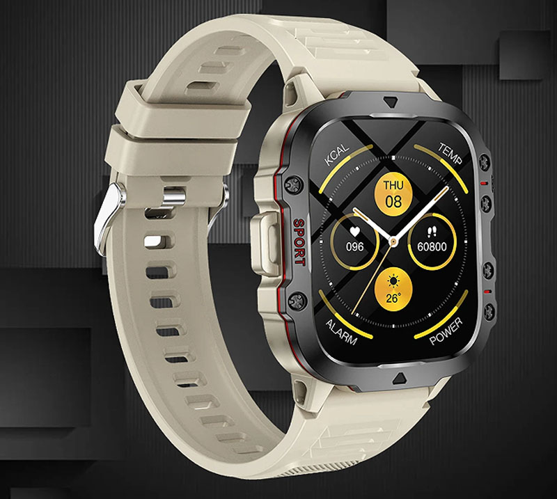 2026 NEW Rugged Sport Smart Watch 1.83" HD Screen for Android IOS Fitness Tracker Watches Bluetooth Call Smartwatch Gift Men