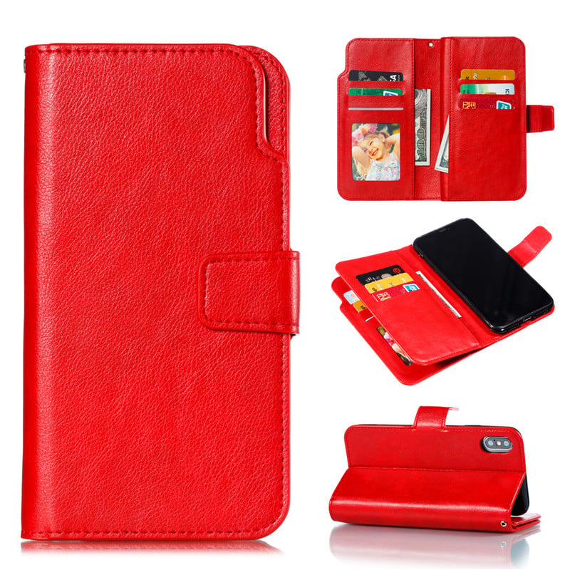 Luxury Leather Case For iPhone 5 SE 5s 6 6s 7 8 Plus 12 Mini 11 Pro X XR XS Max Wallet Flip Card Cover Phone Bag Coque Etui