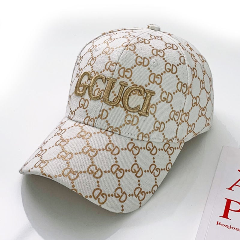 Gucci hat women's and men's Korean fashion summer versatile baseball cap fashion student net red sunscreen face protection hat