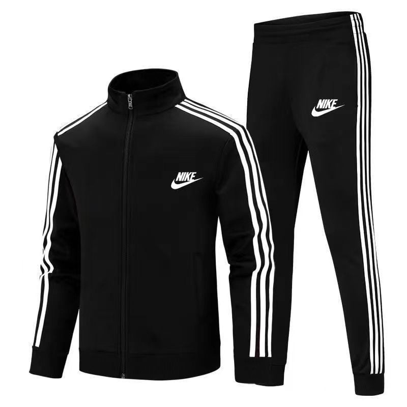 Nike casual men's and women's sets - Spring sports clothing - Long-sleeved cardigan jackets - Two pieces of trendy sports wear