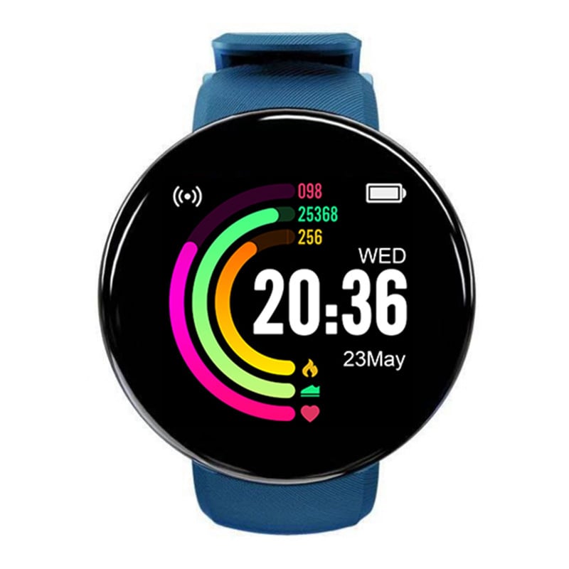 D18 Smart Bracelet D18S Round Screen Color Screen Bracelet Exercise Meter Step Heart Rate Information Reminder