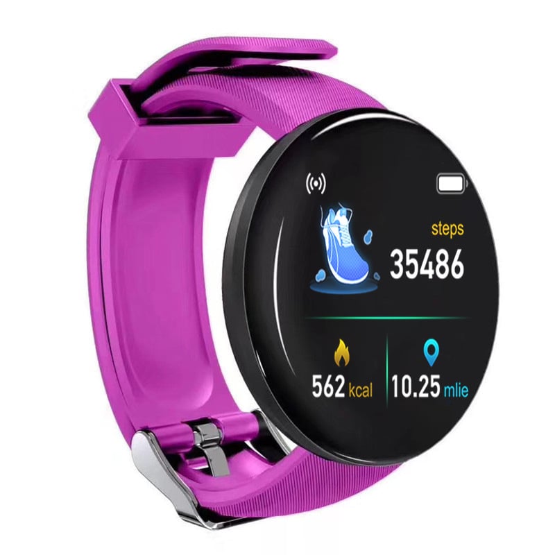 D18 Smart Bracelet D18S Round Screen Color Screen Bracelet Exercise Meter Step Heart Rate Information Reminder