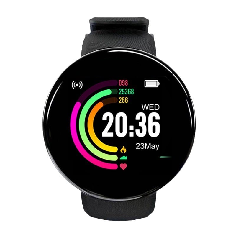 D18 Smart Bracelet D18S Round Screen Color Screen Bracelet Exercise Meter Step Heart Rate Information Reminder
