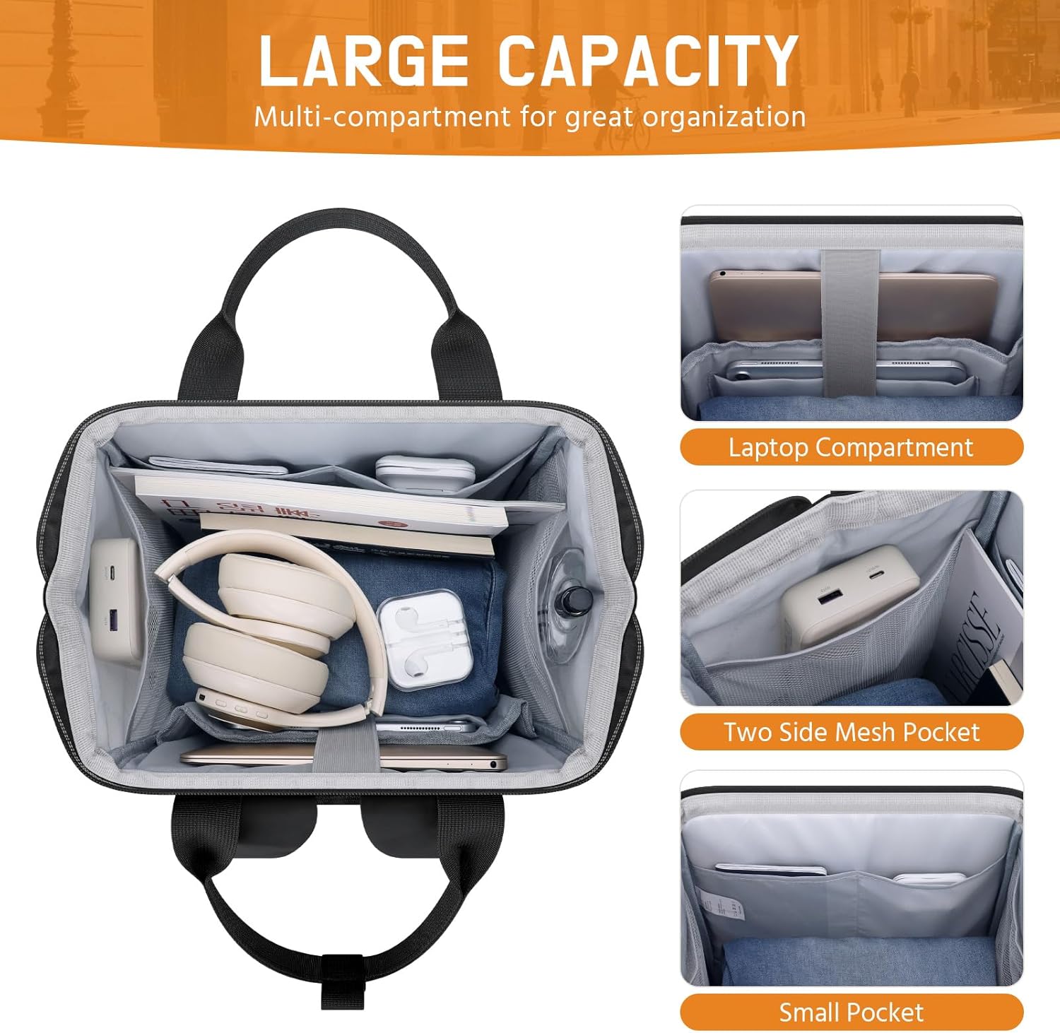BAGSMART Blast Anti-Theft Laptop Backpack 15.6"