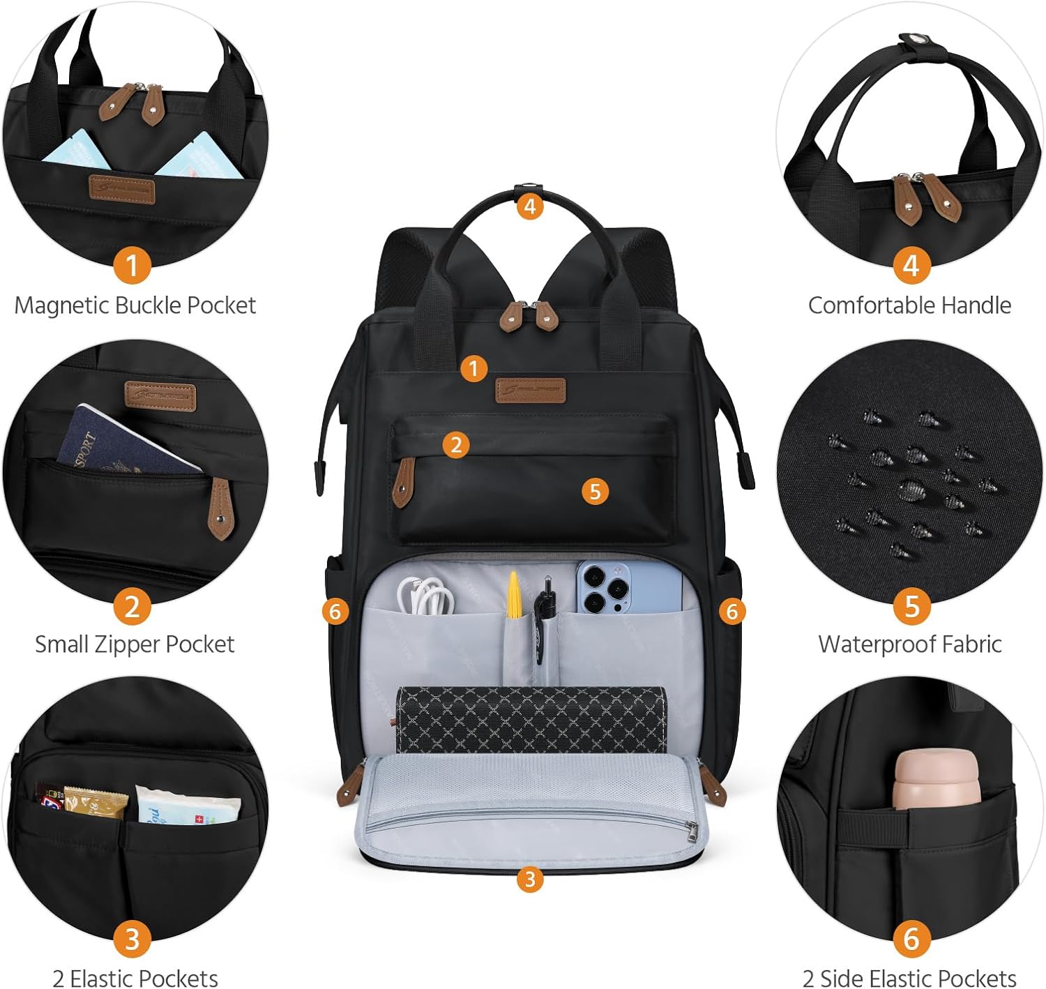 BAGSMART Blast Anti-Theft Laptop Backpack 15.6"