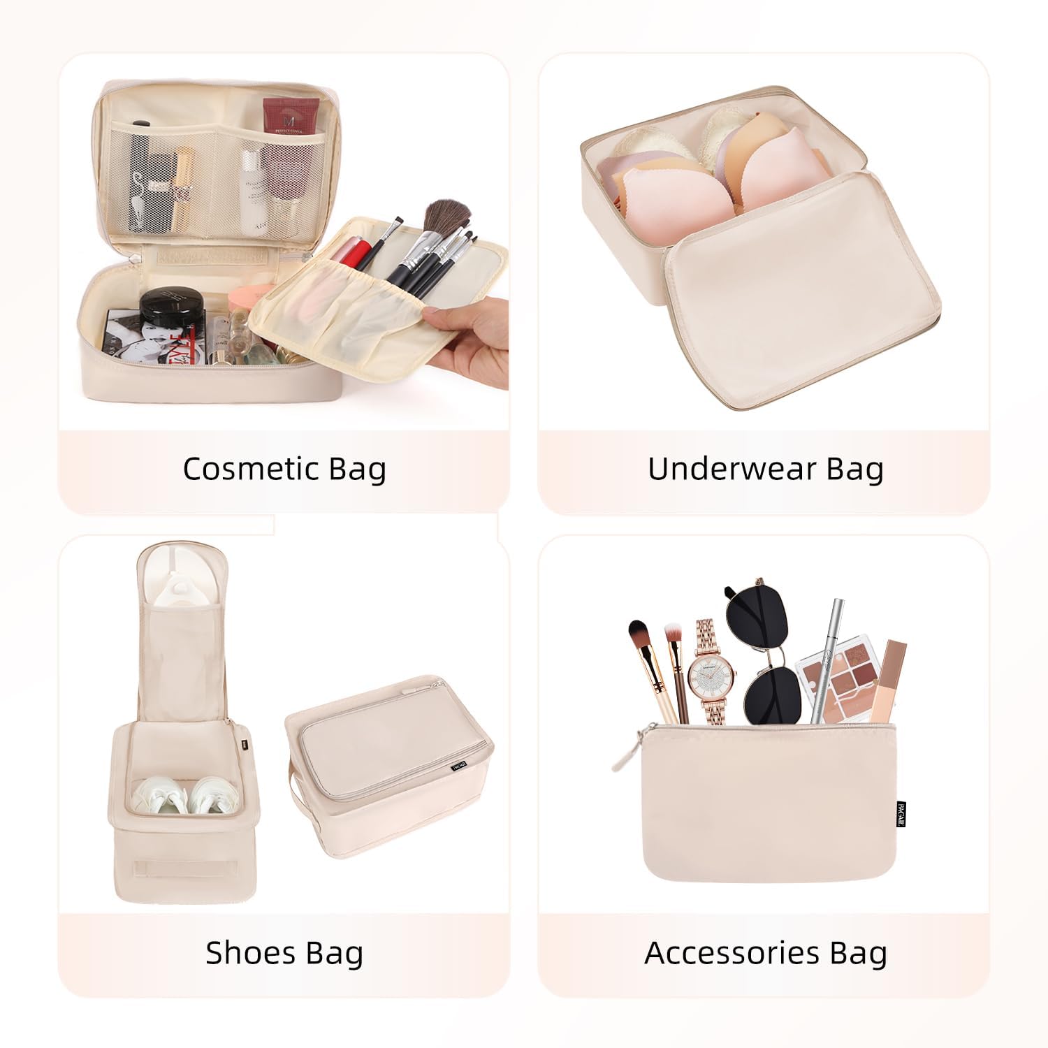 CALPAK 5-Piece Packing Cube Set