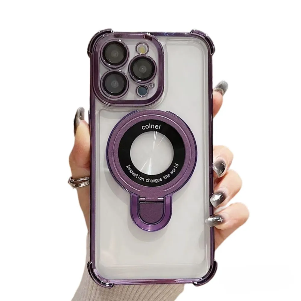 16Promax Anti-Fall All-Inclusive Protective Mobile Phone Cases for iPhone 15 7 Plus Durable Magnetic Phone Grip Iphone15 case2