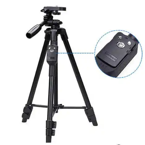 VCT 5208 Bluetooth Selfie Stick Tripod with Remote - Wireless Phone Stand5