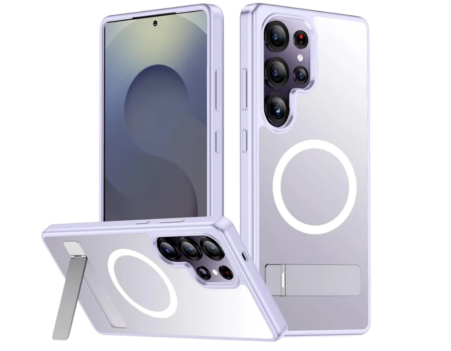 SPIDERCASE Samsung Galaxy S25 Ultra Magnetic Case - Military Grade Protection with 3-Way Stand thumbnail 6