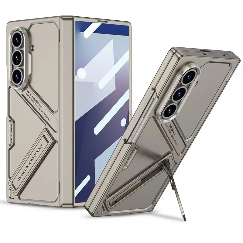 High Quality Transparent Tempered Glass Phone Case for Samsung Galaxy Z Fold 7 / Z Fold 6 / Z Fold 5