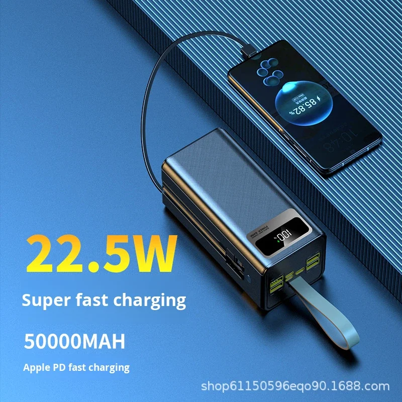Ultra High Capacity 60000mAh Power Bank with 22.5W Fast Charging Technology