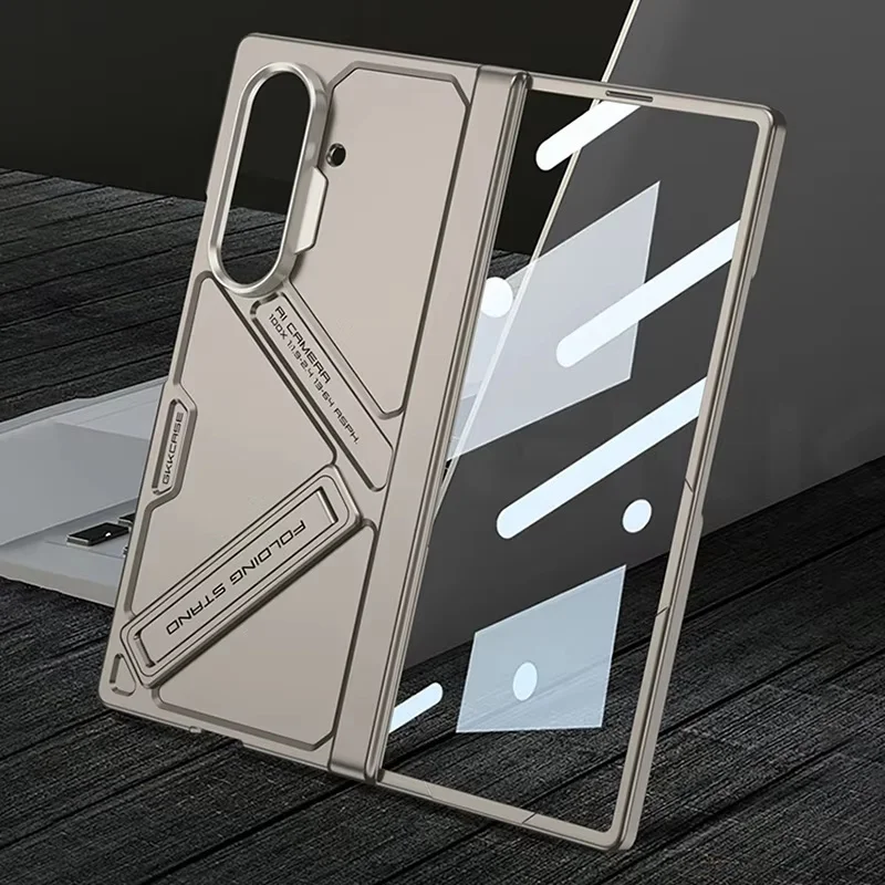 High Quality Transparent Tempered Glass Phone Case for Samsung Galaxy Z Fold 7 / Z Fold 6 / Z Fold 5