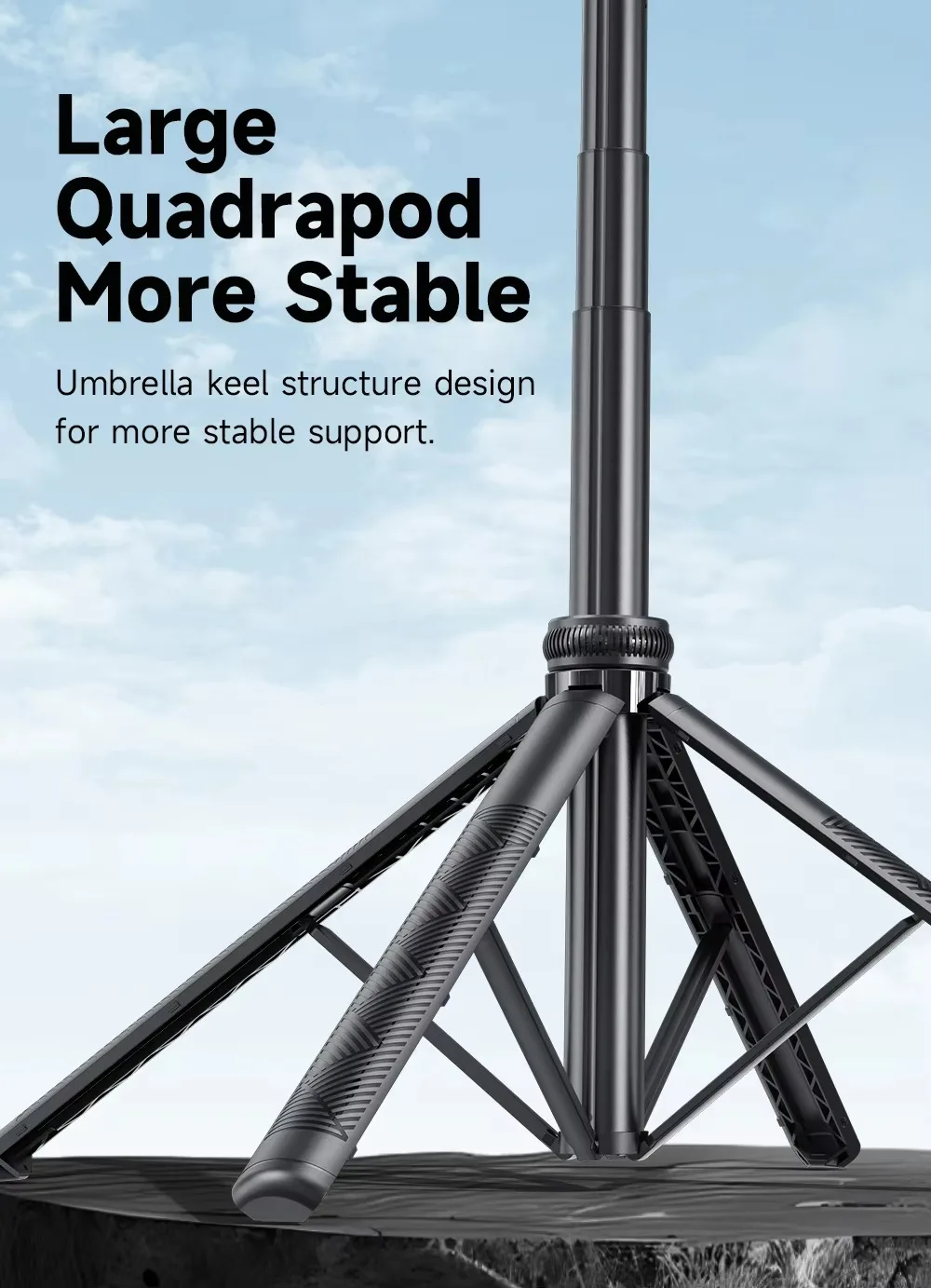 C17 AI Face Tracking Selfie Stick - 360° Auto Rotation Gimbal Stabilizer thumbnail 4