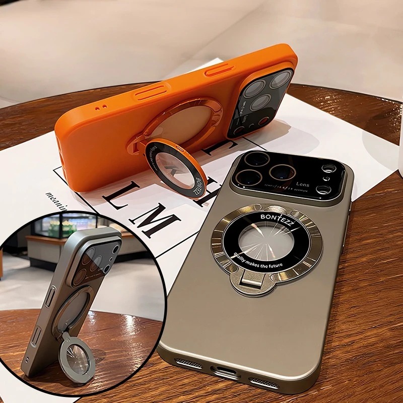 MagSafe Magnetic Phone Case with Stand - iPhone 17/16/15/14/13/12/11