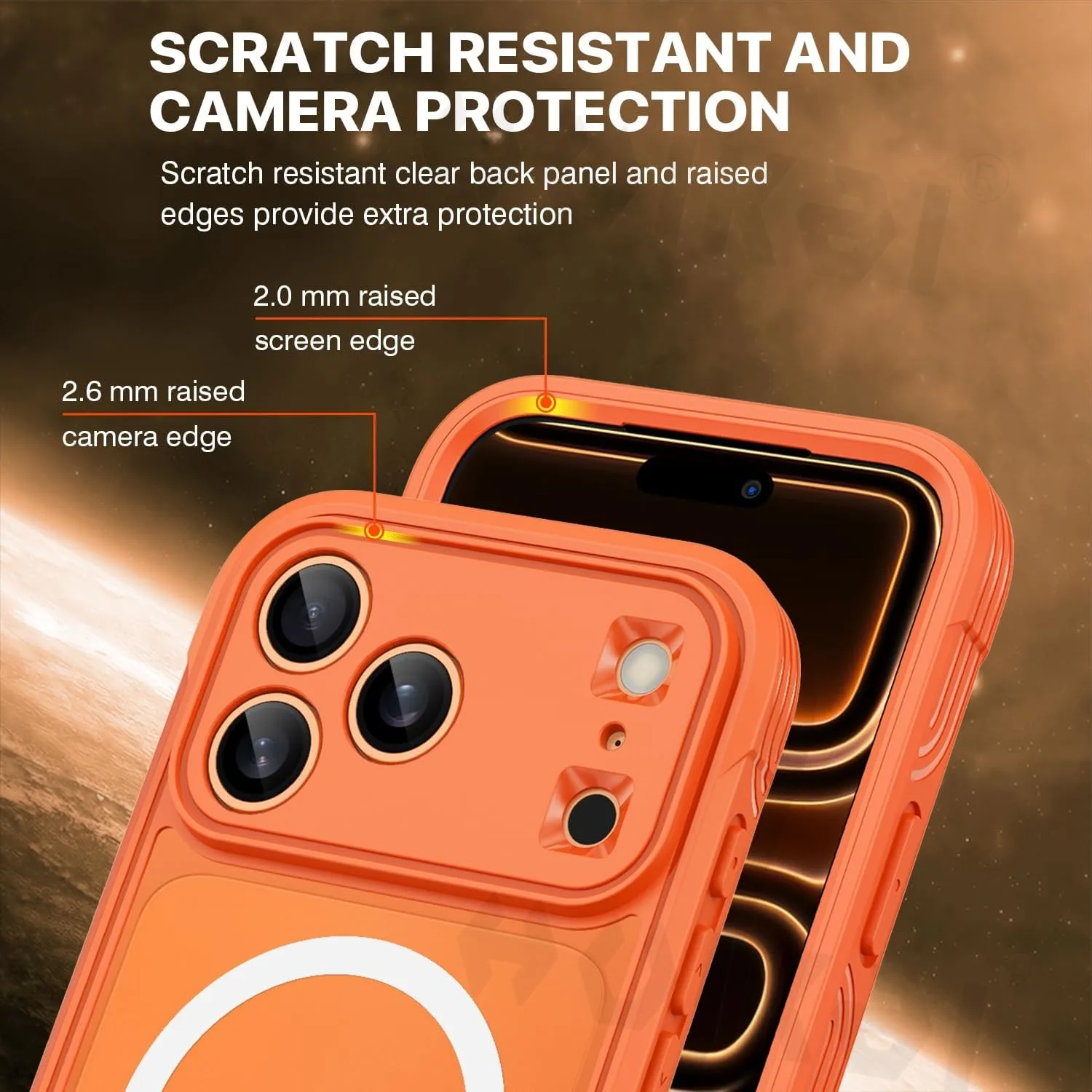 iPhone 17/16/15 Pro Max Magnetic Case - 360° Full Body Protection