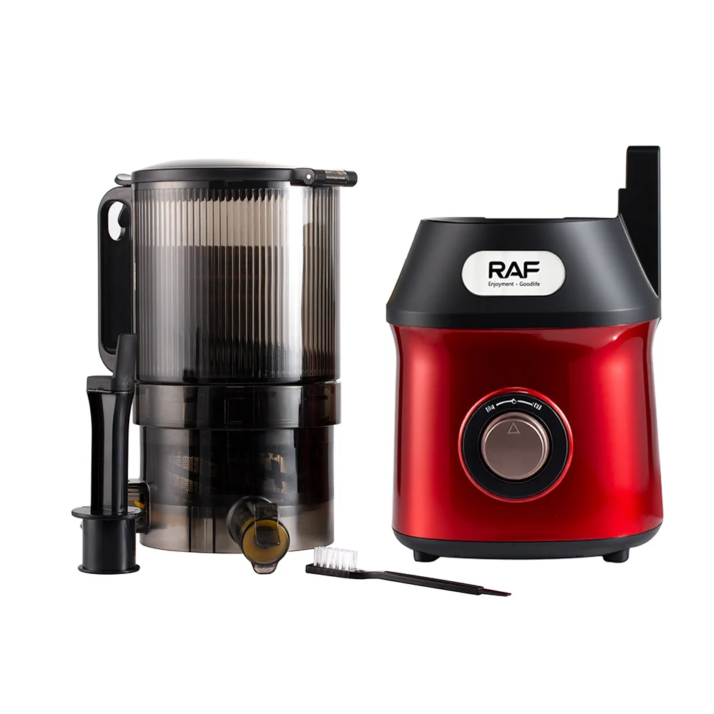 RAF 1.7L Big Mouth Slow Juicer Machine – Pure Copper Motor Multi-Function Cold Press Juicer