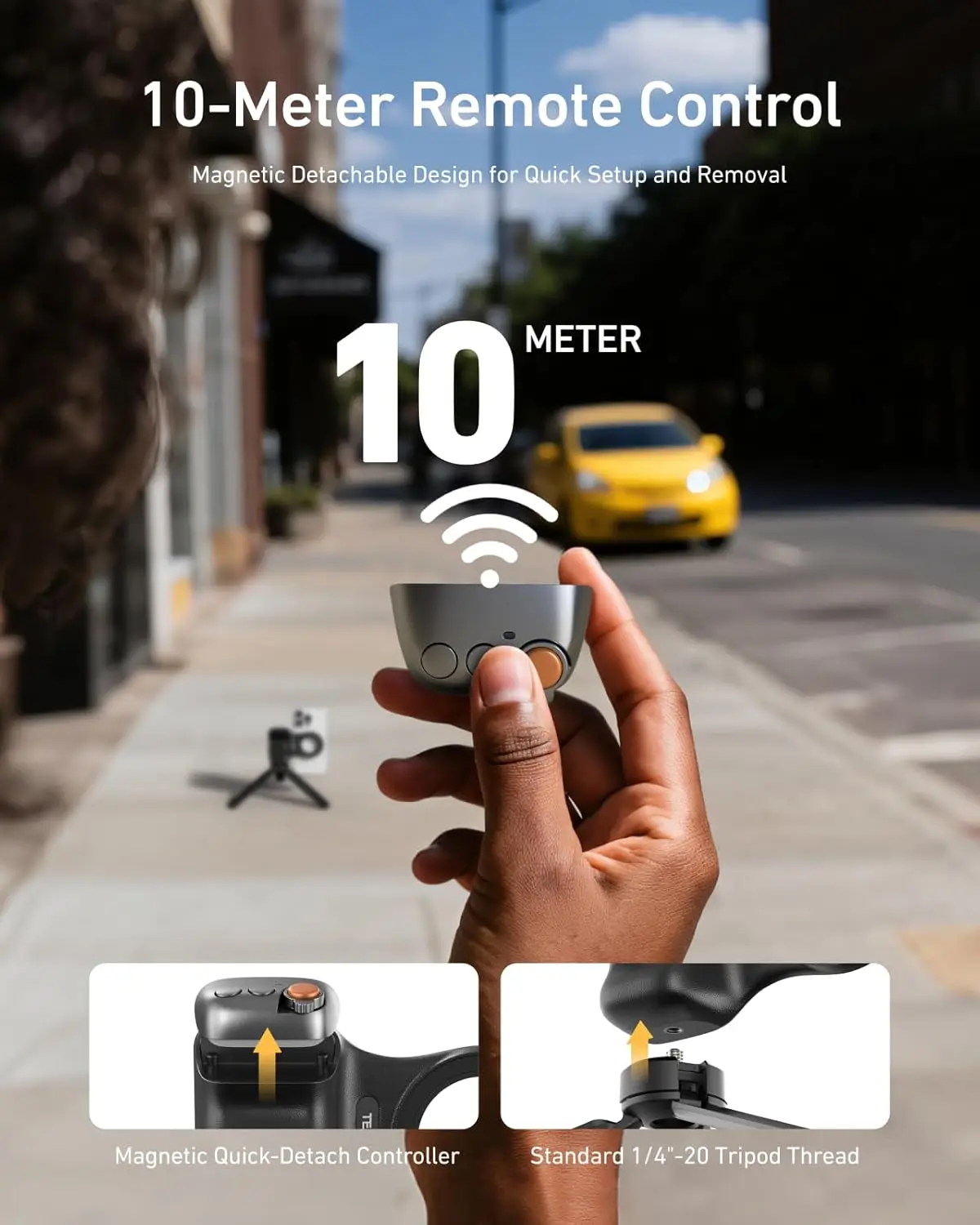 Wireless Bluetooth Camera Shutter Remote Control for Android Smartphones