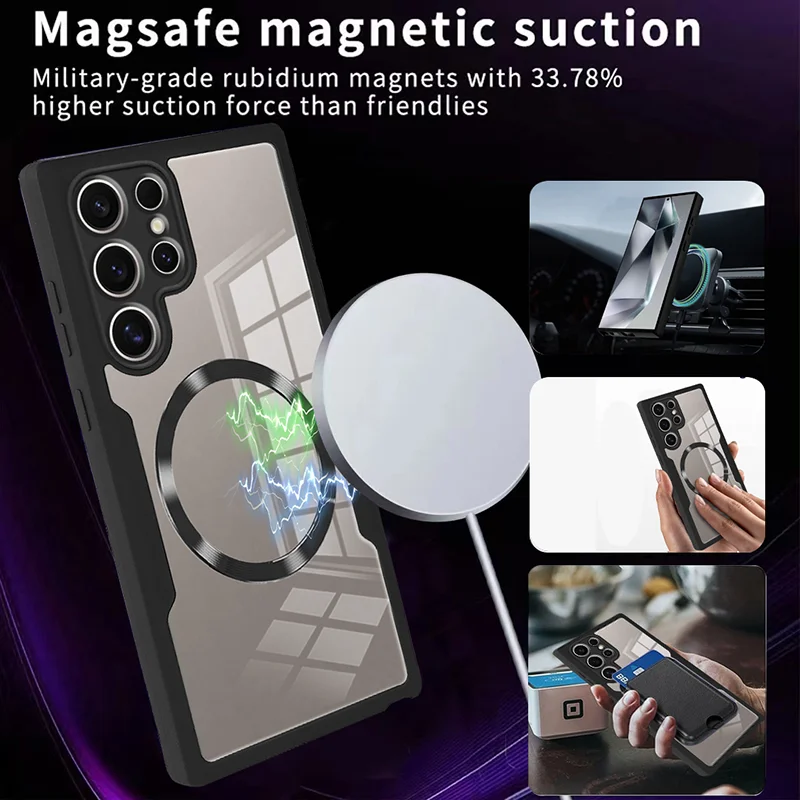 360° Full Protection Phone Case for Samsung Galaxy S26/S25 / S24 Ultra / S23 / S22 Plus / S21 FE thumbnail 3