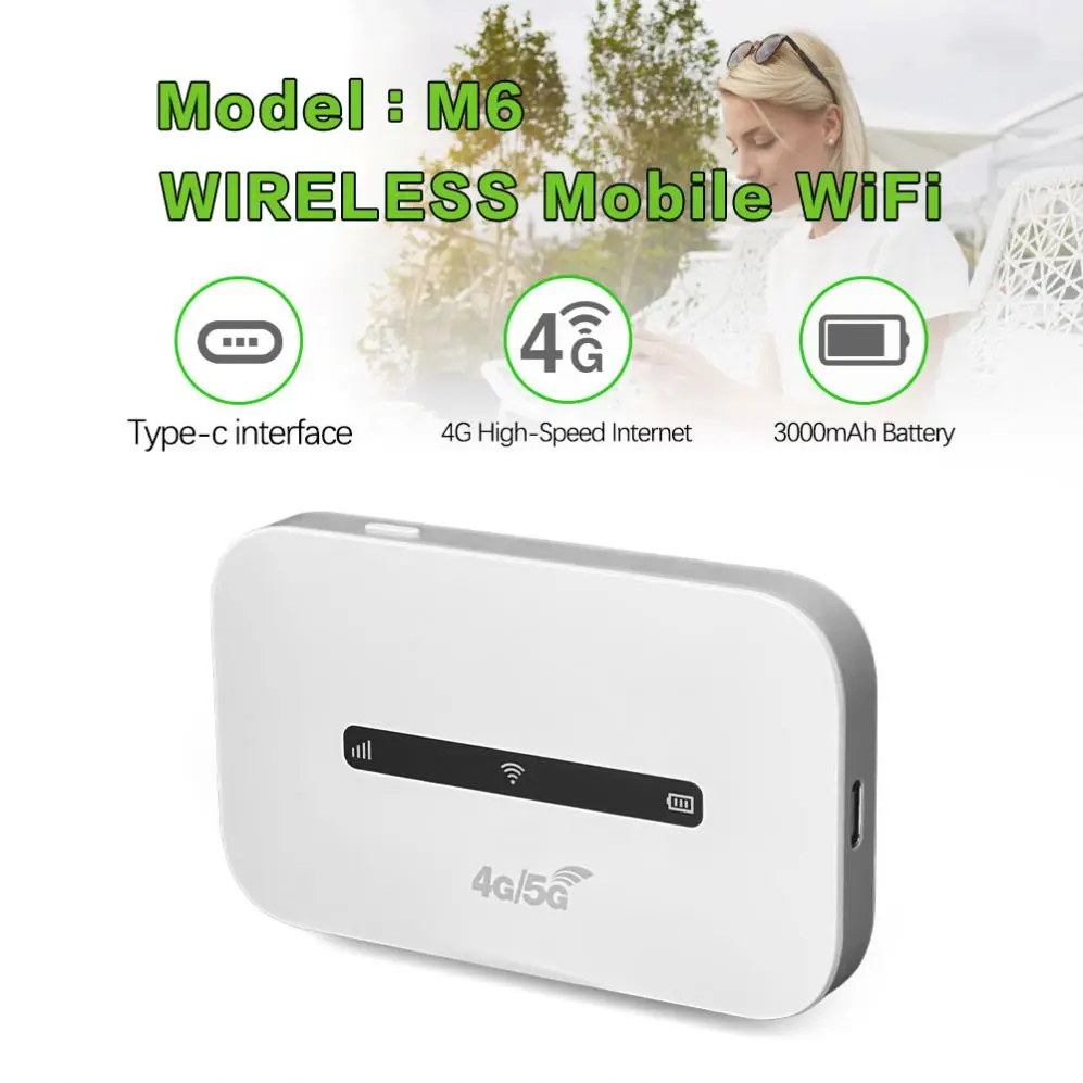 Portable 4G/5G WiFi Router - Mobile Wireless Hotspot for Internet on the Go45