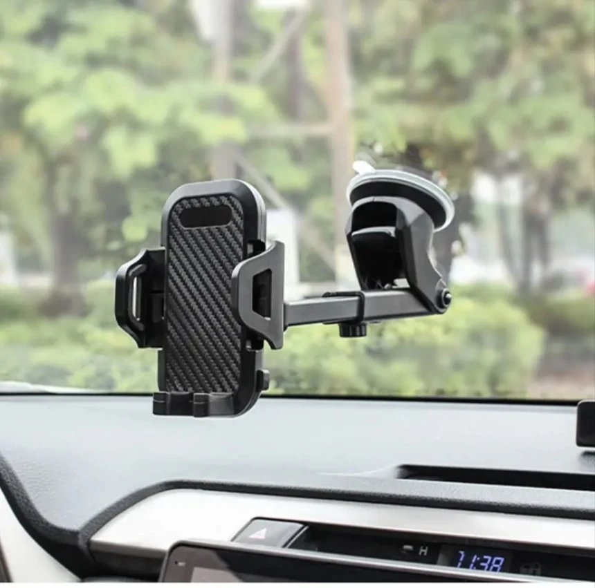 Nano Gel Universal Car Phone Holder Charger – Strong Dashboard & Windshield Mount for Hands-Free Driving
