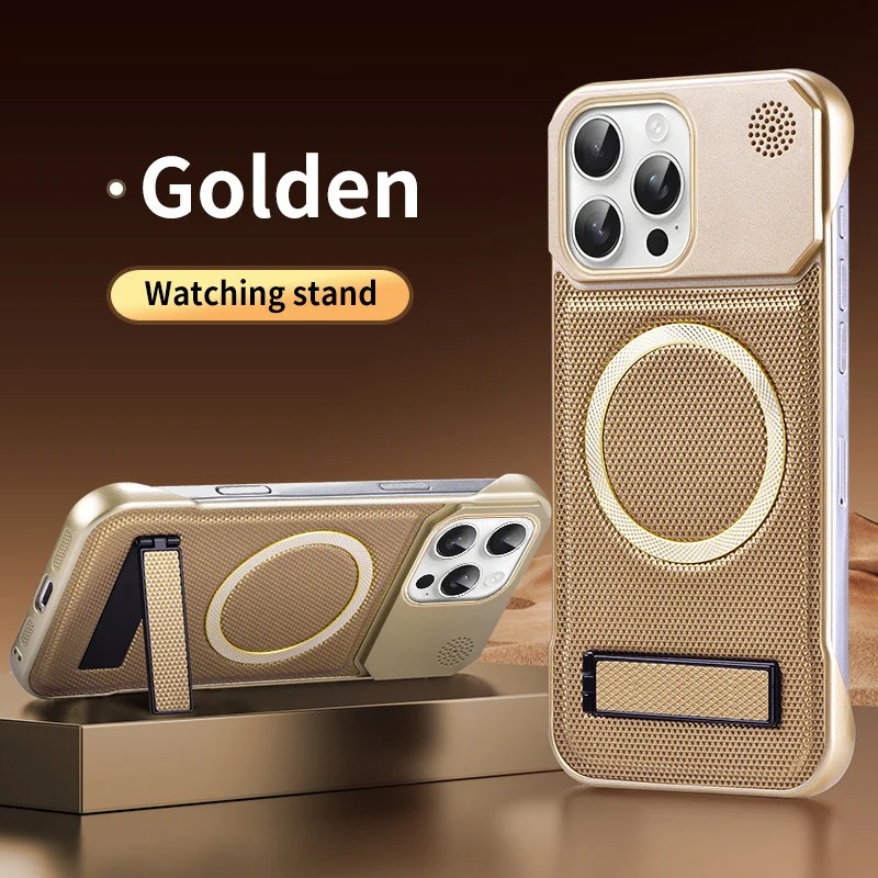 Magnetic Leather Phone Case with Aromatherapy Stand for iPhone 12-17 Pro Max thumbnail 8