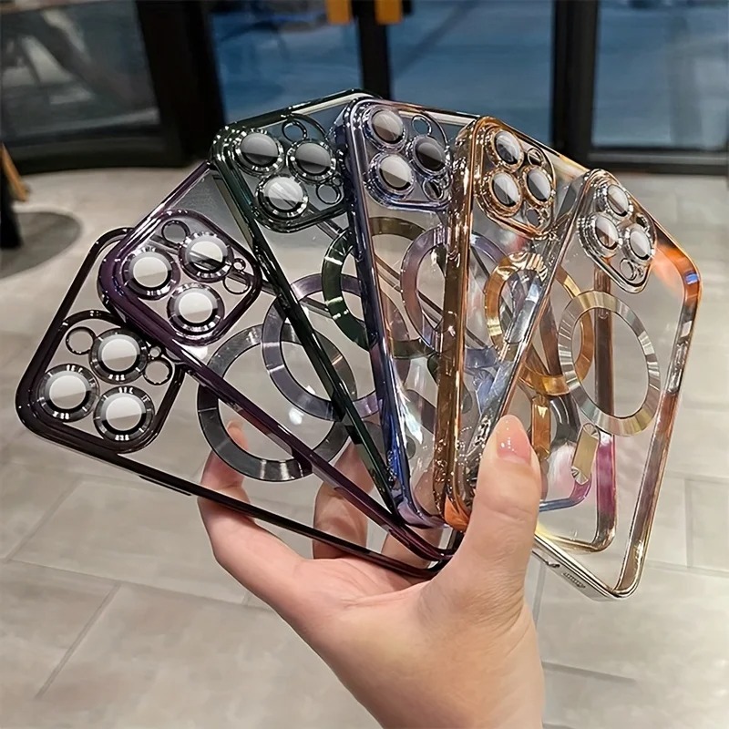 Magnetic Clear MagSafe Case for iPhone 15/14/13/12 Pro Max - Wireless Charging thumbnail 7