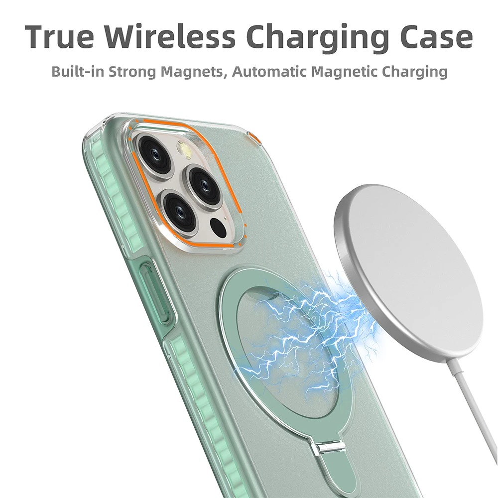 Luxury Magnetic Clear Phone Case for iPhone 17/16/15/14/13 Pro Max - MagSafe Compatible thumbnail 8