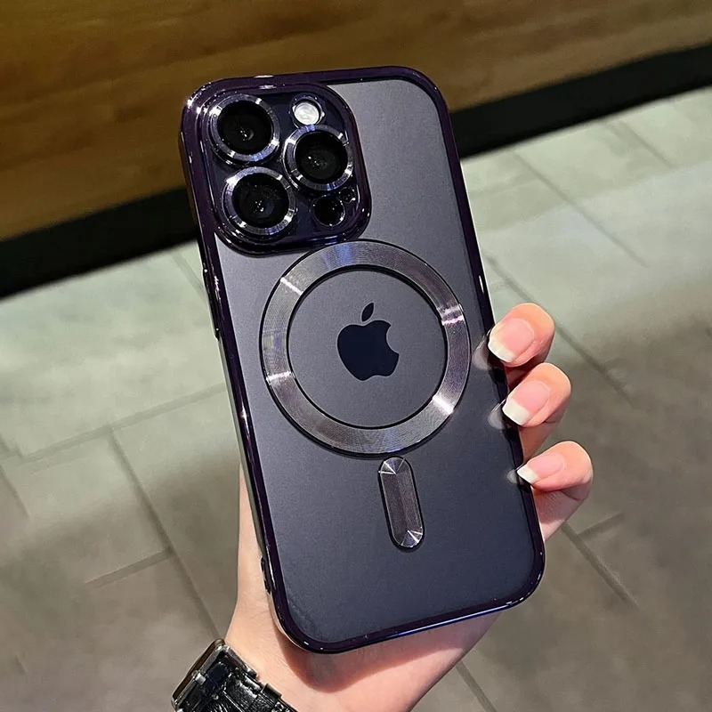 Magnetic Clear MagSafe Case for iPhone 15/14/13/12 Pro Max - Wireless Charging thumbnail 6