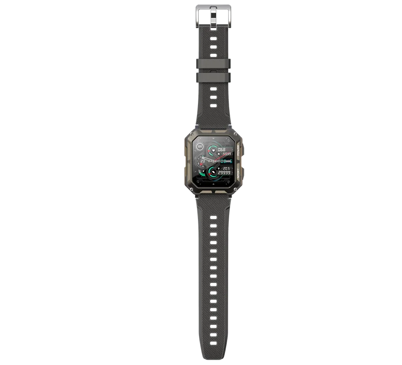 C20 Pro Men's Smart Watch with BT Calling - IP68 Waterproof 380mAh Battery Outdoor