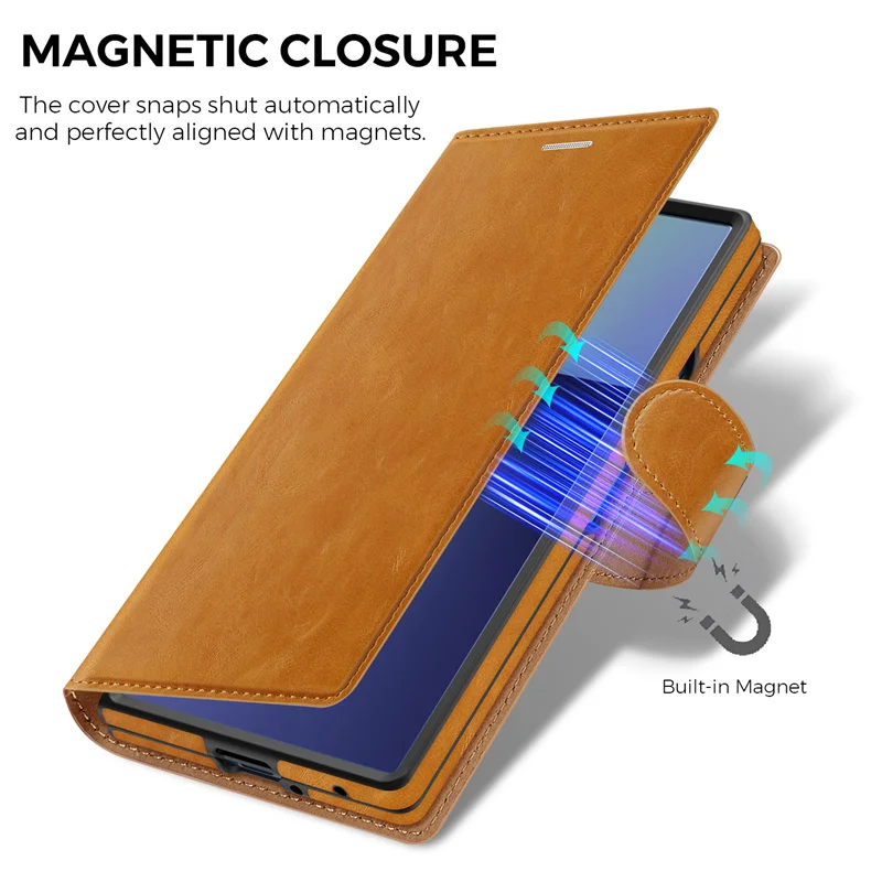 Detachable Magnetic Flip Cover Shockproof Phone Case for Samsung Galaxy Z Fold 7 / 6 / 5 / 4 / 3