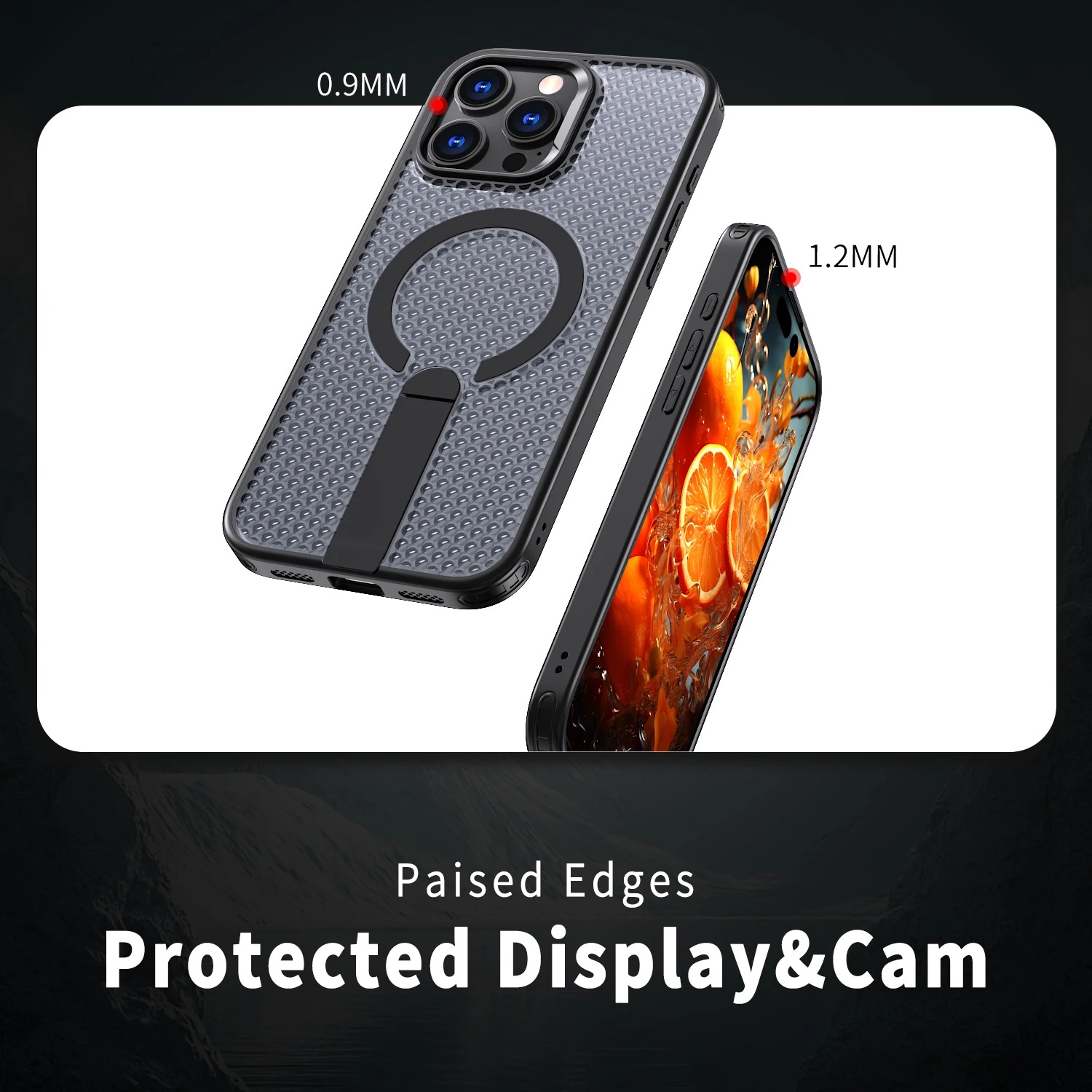 Magnetic iPhone Case with Cooling Stand - iPhone 16/15/14/13/12/11 Pro Max thumbnail 5