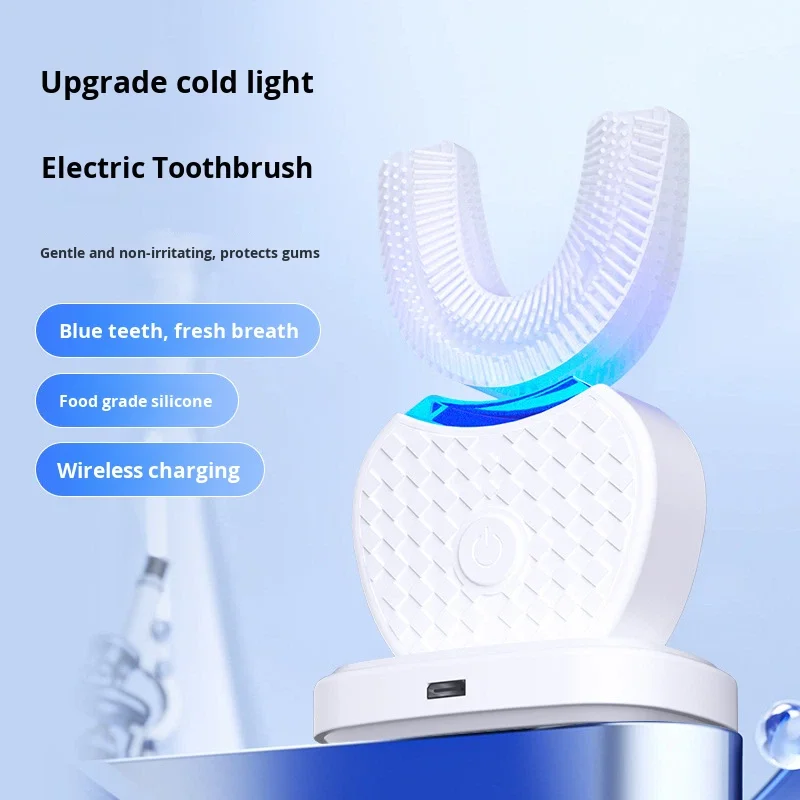 U-Shaped LED Teeth Whitening Kit Automatic Home Dental Care