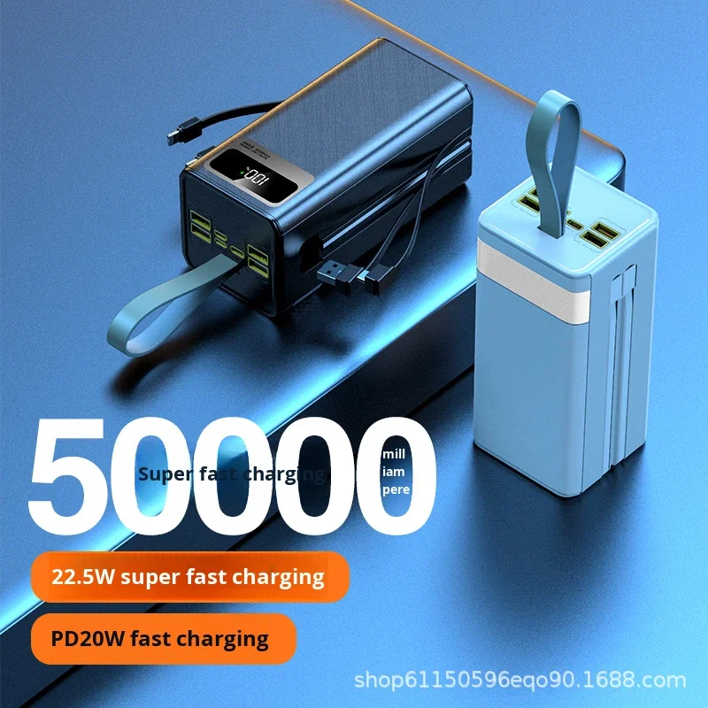 Ultra High Capacity 60000mAh Power Bank with 22.5W Fast Charging Technology