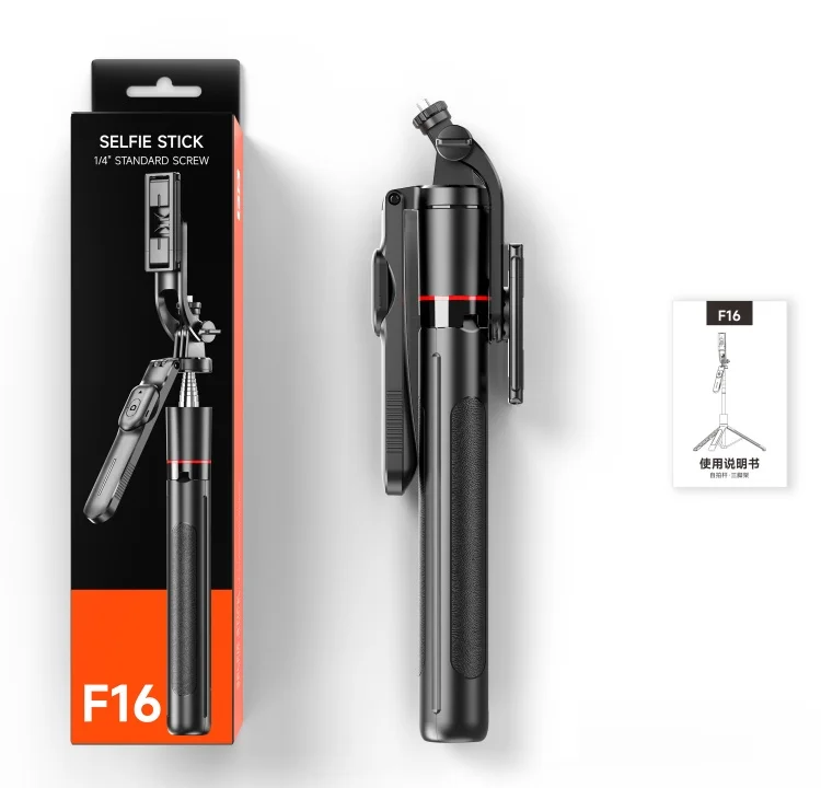 360° Rotating Selfie Stick Tripod with Remote - 170cm Anti-Shake Stand