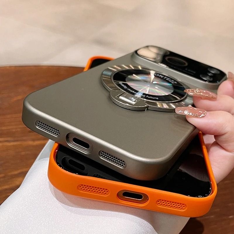 MagSafe Magnetic Phone Case with Stand - iPhone 17/16/15/14/13/12/11