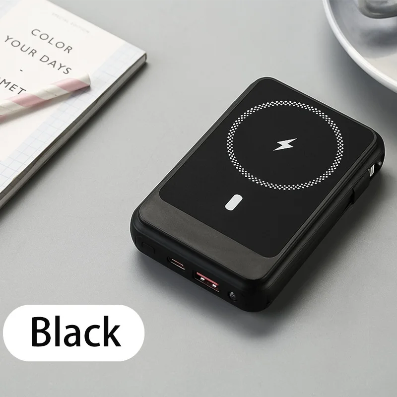 10000mAh Power Bank 22.5W Fast Charging with Wireless & Magnetic Charging