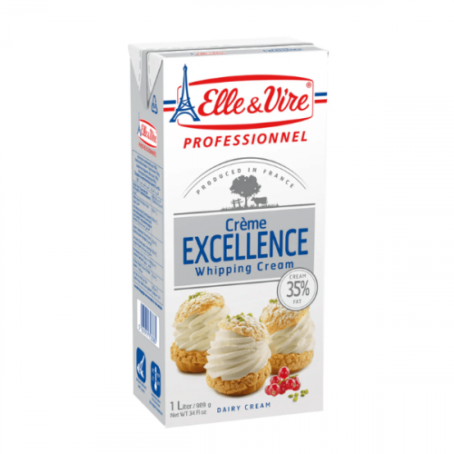 ELLE&VIRE LESCURE CREAM 35% FAT 1L