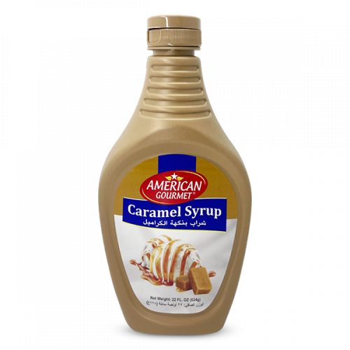 AMERICA GOURMET CARAMEL SYRUP 18OZ