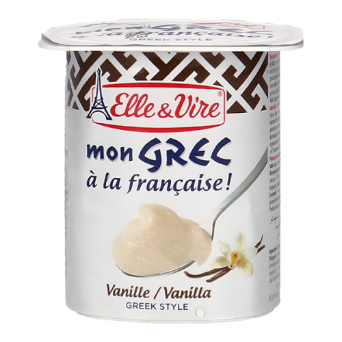 ELLE&VIRE MON GREC DAIRY DESSERT VANILLA 125G